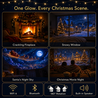 SleighGlow Christmas Projector